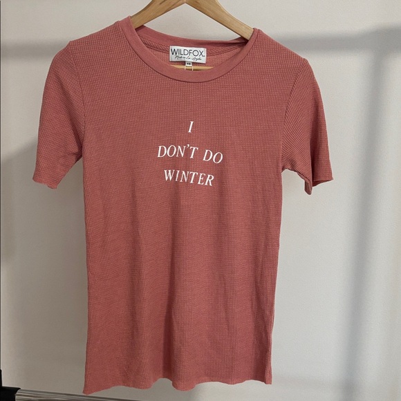 New Wildfox I Don’t Do Winter tee - Picture 3 of 6